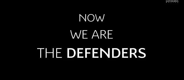 Now we are the defenders．